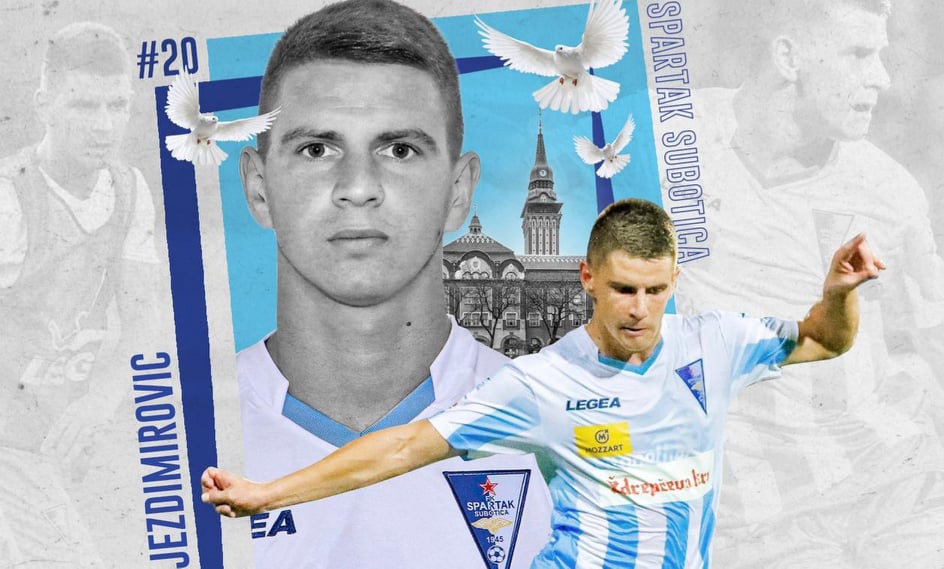 Милан Јездимировић Фудбалер Спартака Милан Јездимировић