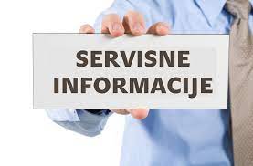сервисне информације 