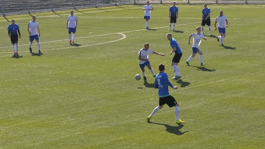 Фудбалери Чајетине на утакмици 