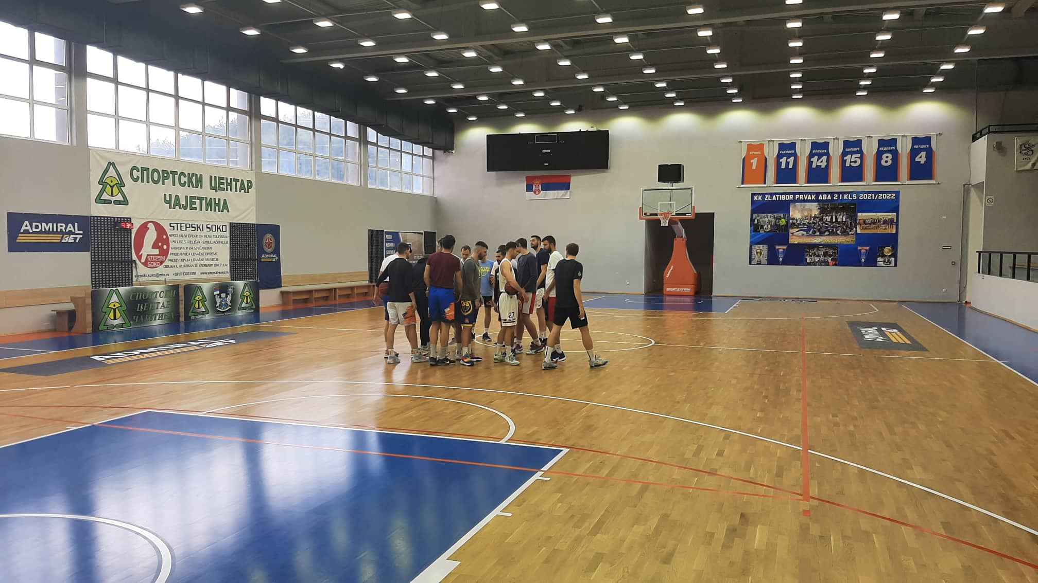 Кошаркаши Златибора на тренингу