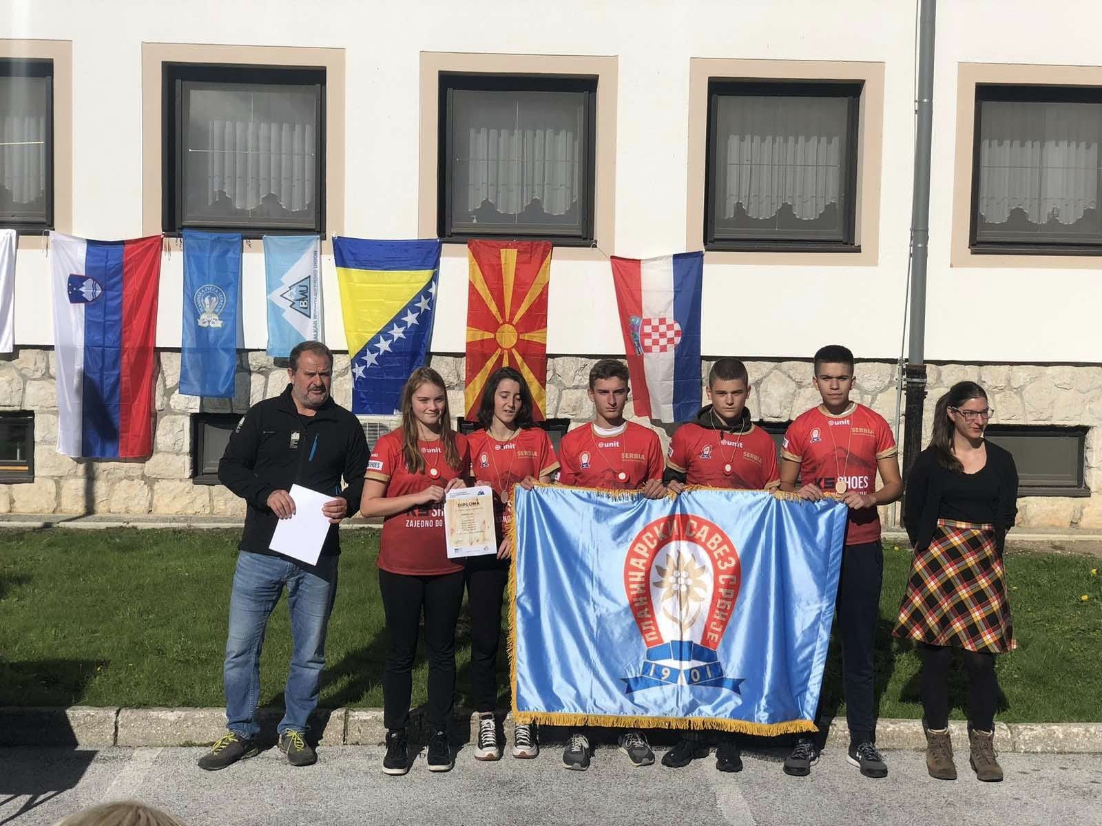 На Балканском првенству у планинарској оријентацији  у јуниорској конкуренцији за репрезентацију Србије наступали су и момци из ПК ТОРНИК