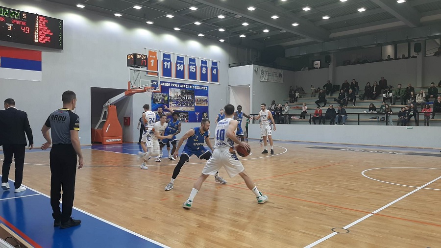 Детаљ са утакмице Златибор Голд гондола - Спартак Офис шуз