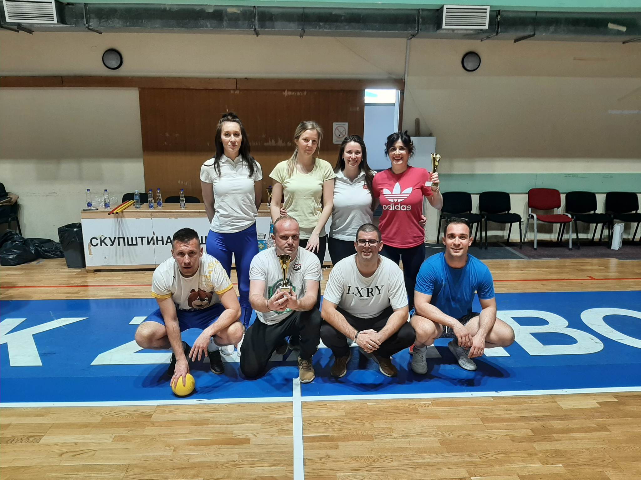 Екипа општинске управе на полигону спретности