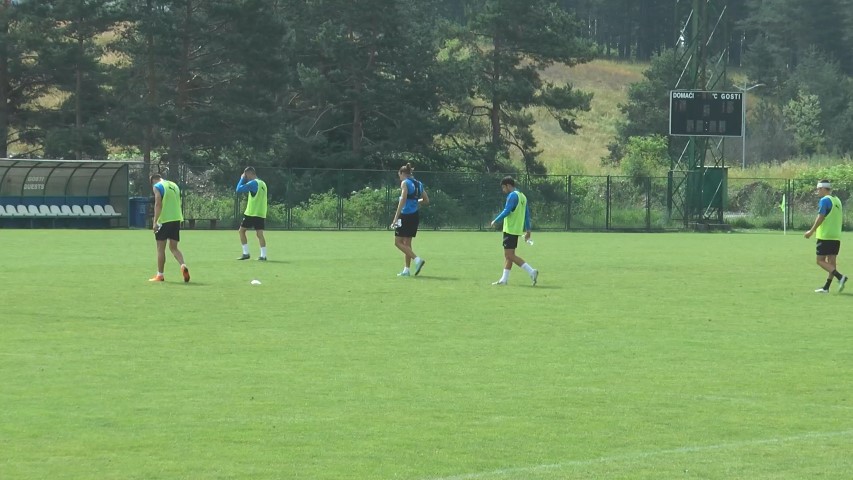 Детаљ са тренинга Железничара