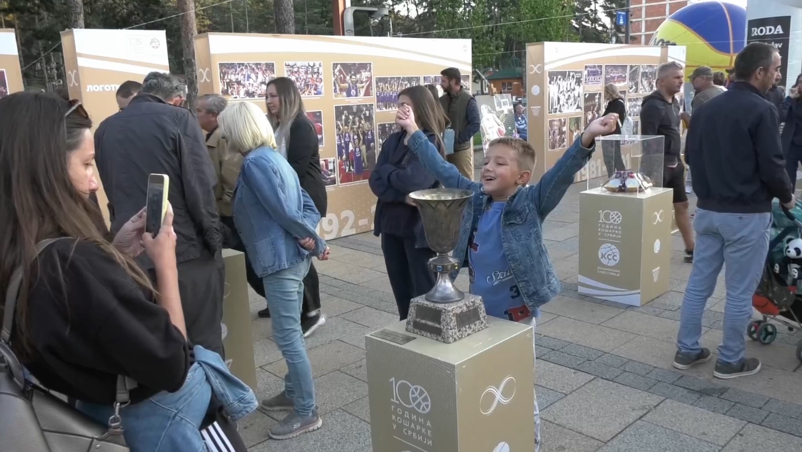 Изложба "100 година кошарке у Србији" на Златибору