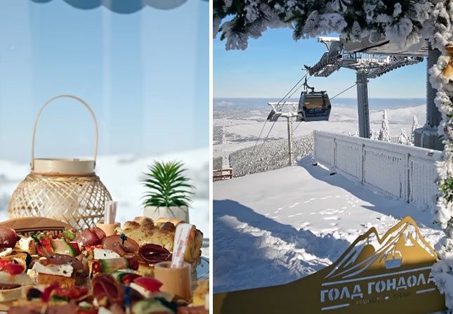 гондола зима