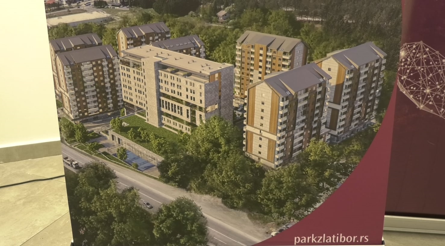 Планирани изглед хотела Краун Плаза Златибор