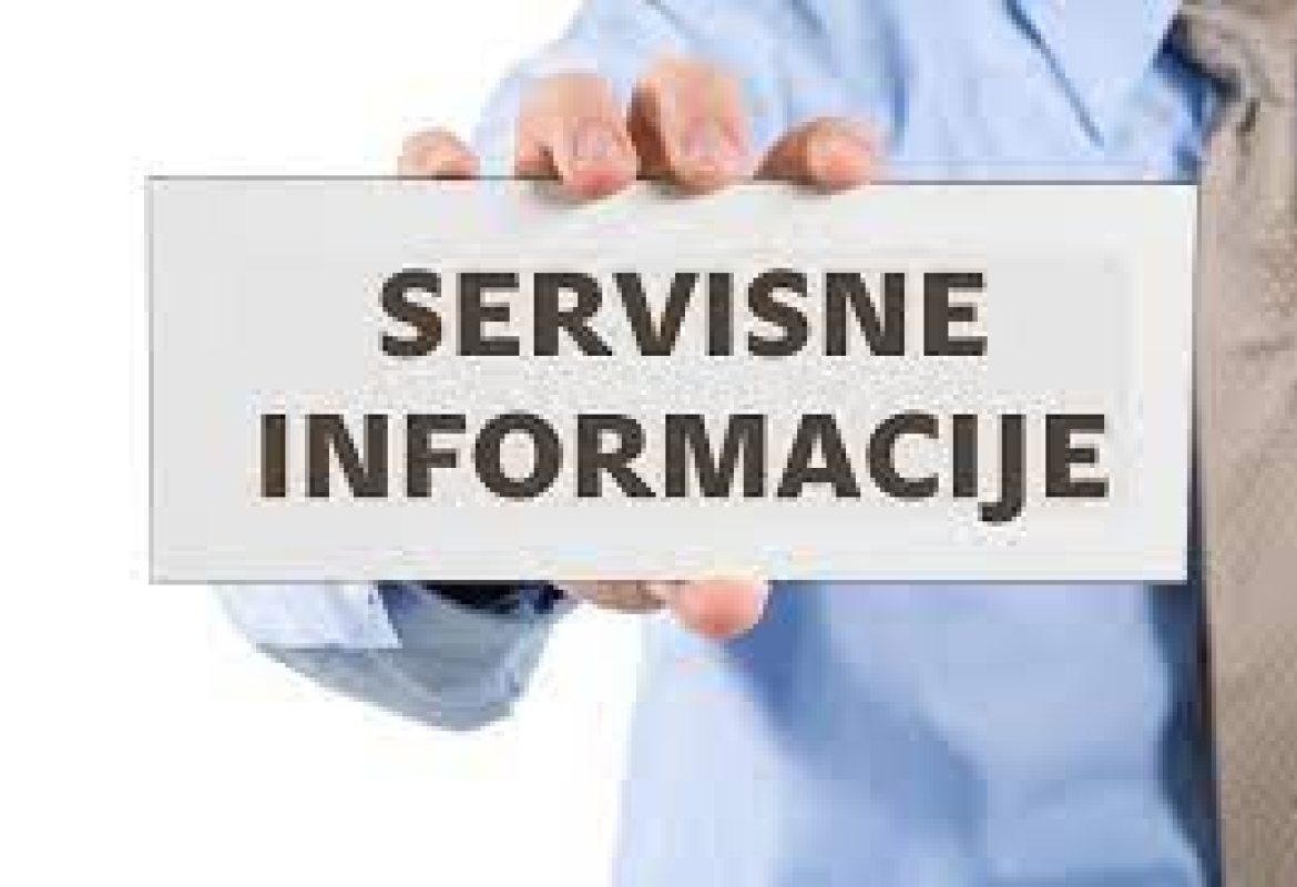 Сервисне информације - илустрација 