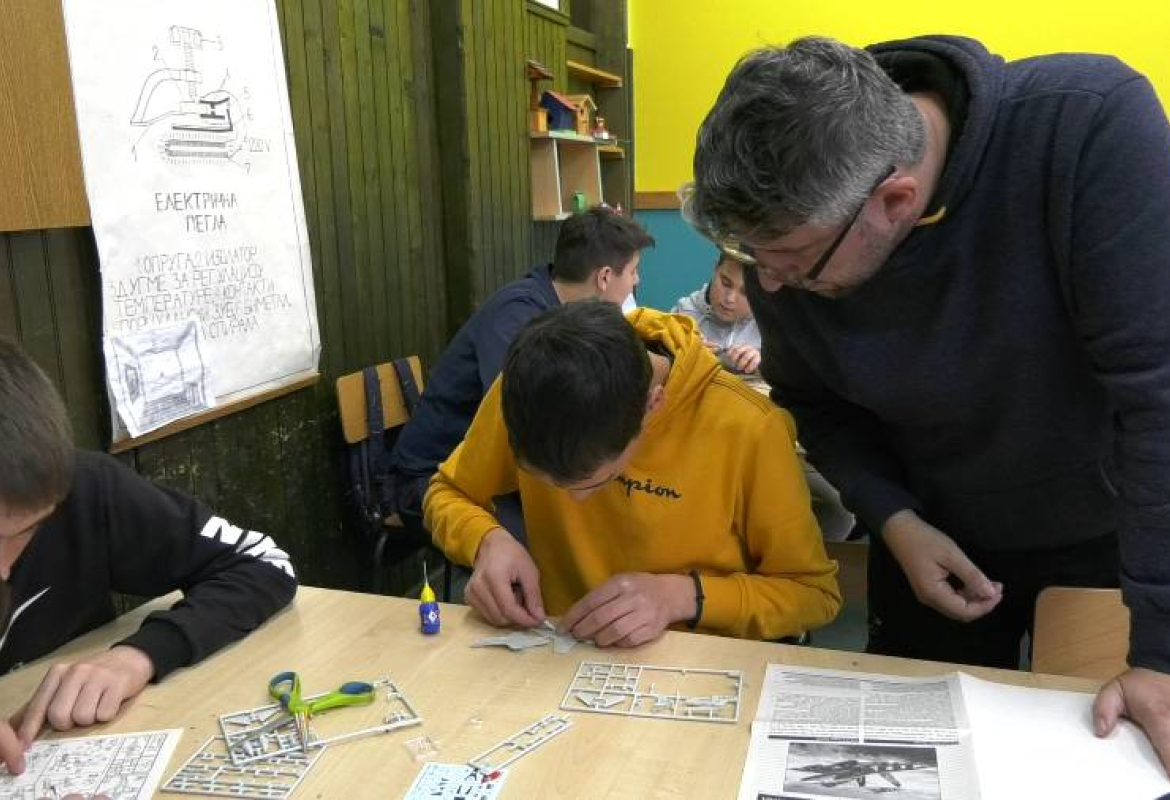 Час макетарства у школи на Златибору 