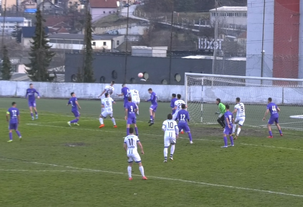 Златибор постиже гол против Графичара