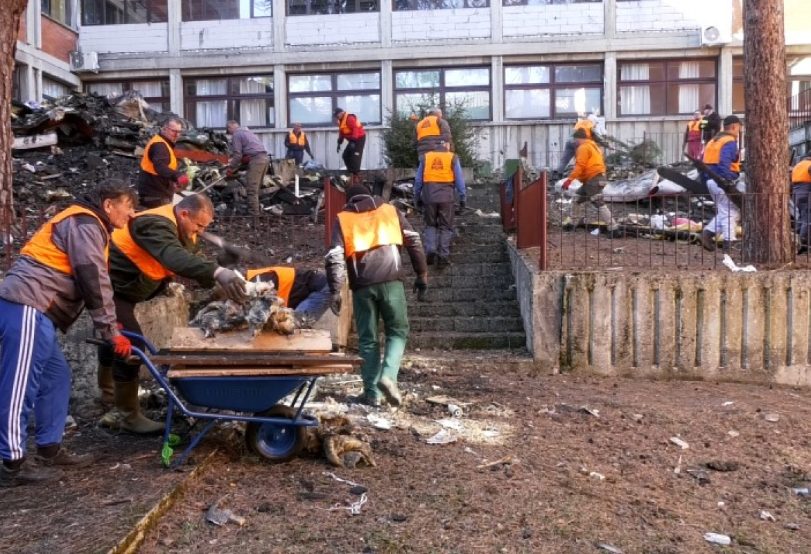 Ловци у акцији чишћења