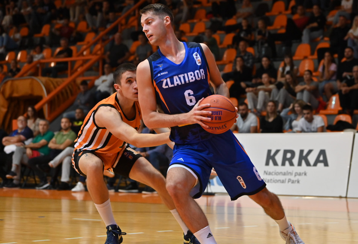 Петар Вујачић на мечу у Шибенику