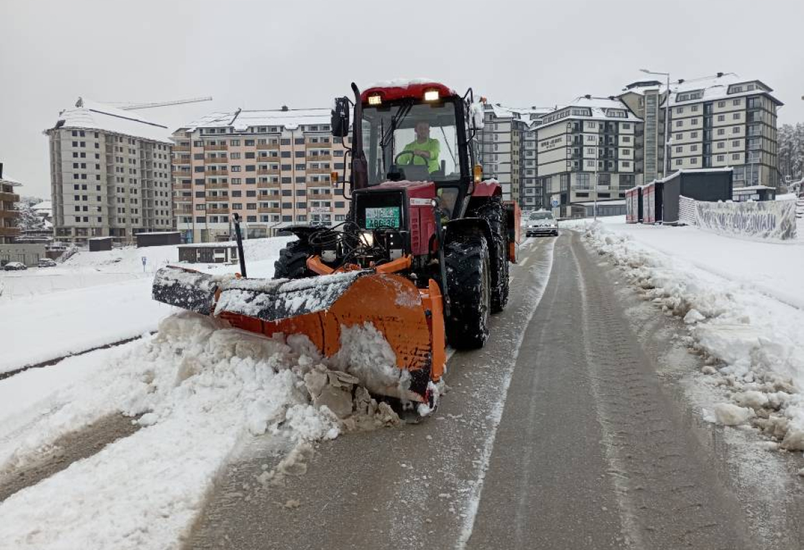кјп чишћење снега